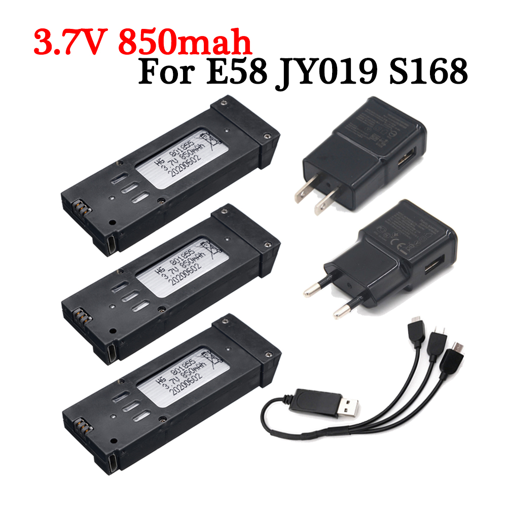 Eachine Drone E58 - Versão atualizada 3.7V 850mah Bateria Lipo